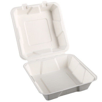 8 &quot;X8&quot; kompostowalne pudełko na burgery Clamshell do pakowania żywności