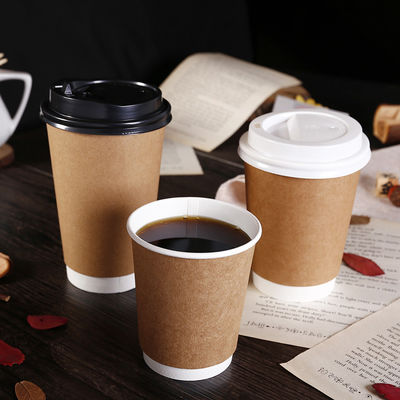 Ekologiczne izolowane papierowe kubki do kawy Kraft Espresso Zrównoważone