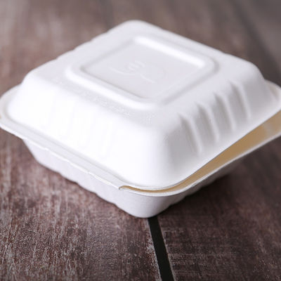 Kompostowalne Hamburgery 1200 ML Pojemniki na żywność Bagasse